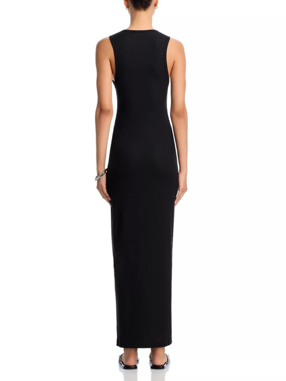 WARDROBE.NYC Racer Bodycon Maxi Dress Black Size S NWT - Picture 3 of 5